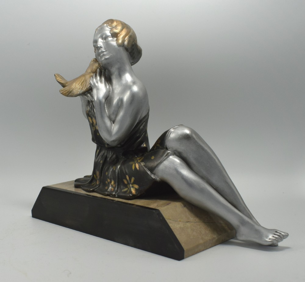 Original 1930's Art Deco French Figure 