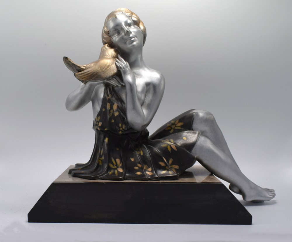 Original 1930's Art Deco French Figure 