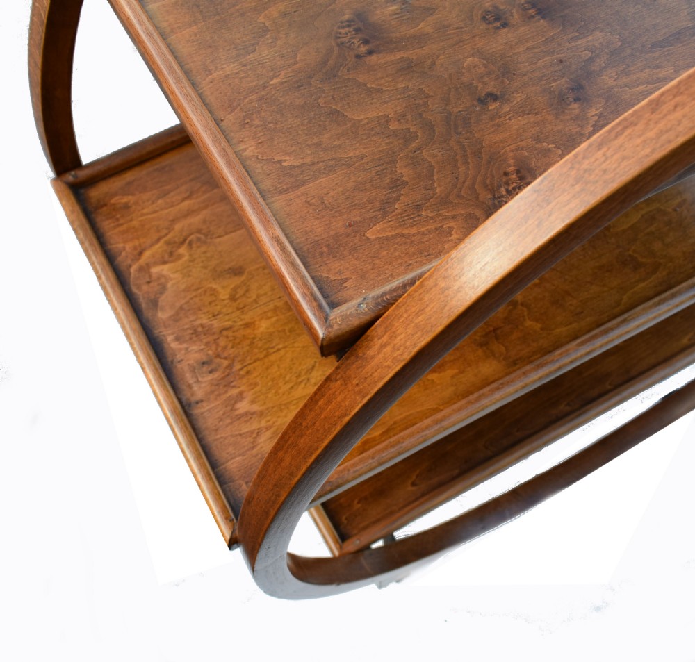 1930's Art Deco Circular Drinks Trolley View II