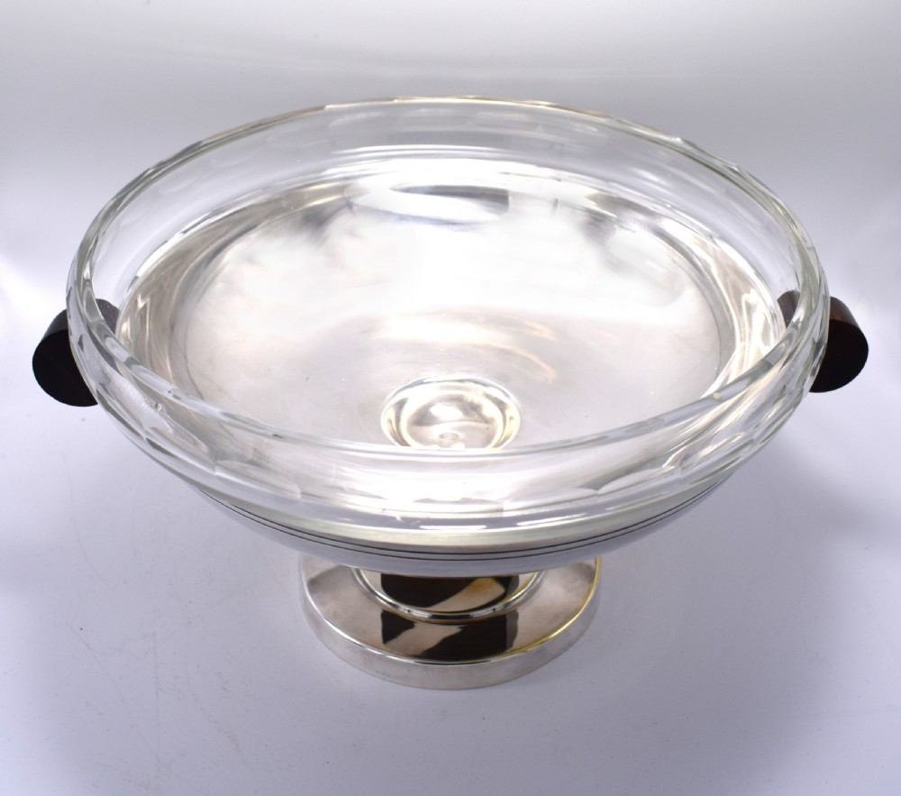 Modernist 1930's French Silver Plated Coupe View II