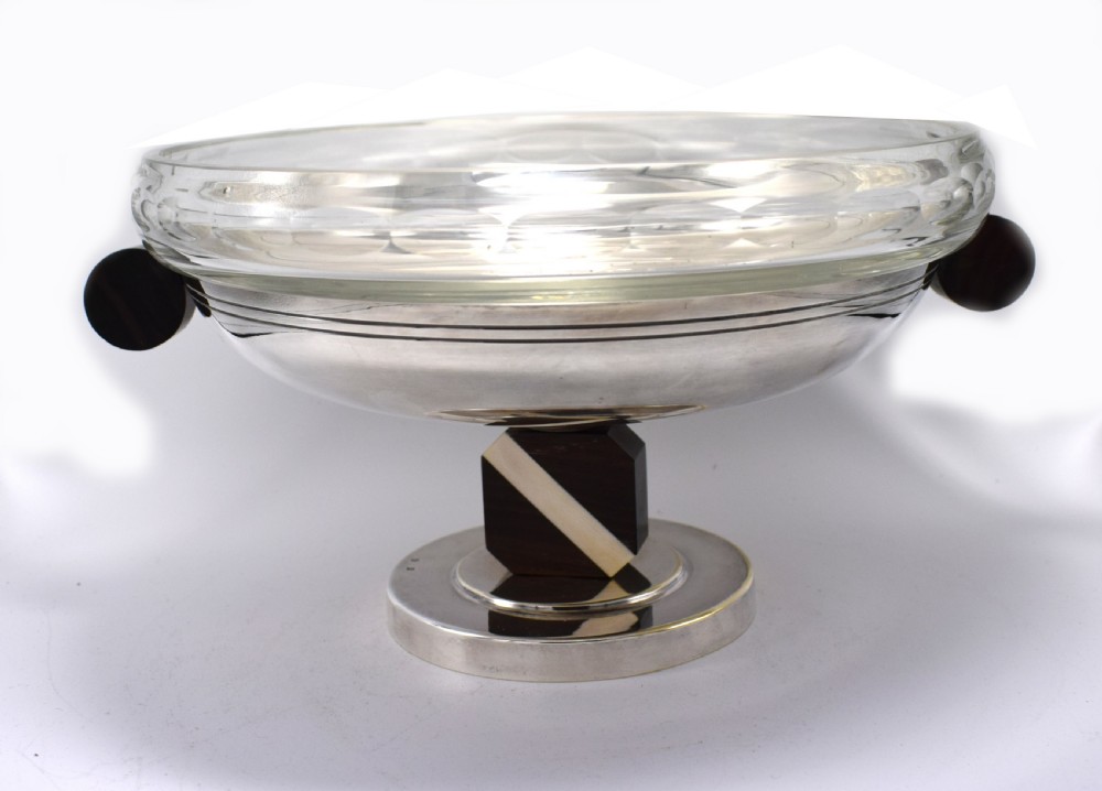 Modernist 1930's French Silver Plated Coupe View III
