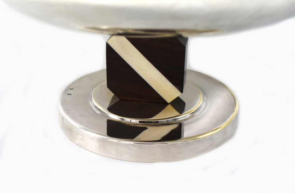 Modernist 1930's French Silver Plated Coupe View IV