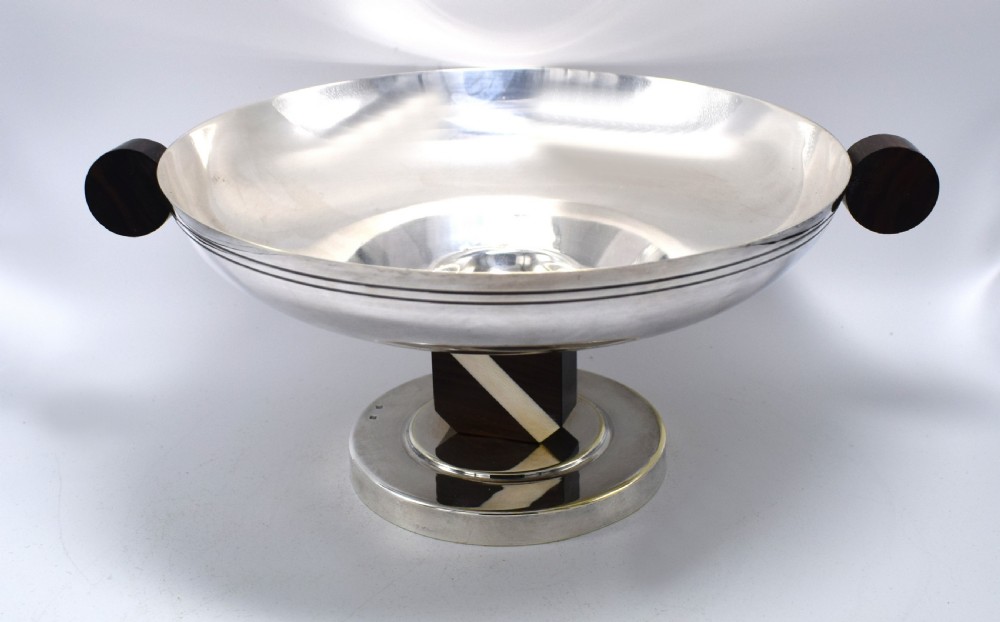 Modernist 1930's French Silver Plated Coupe View VII