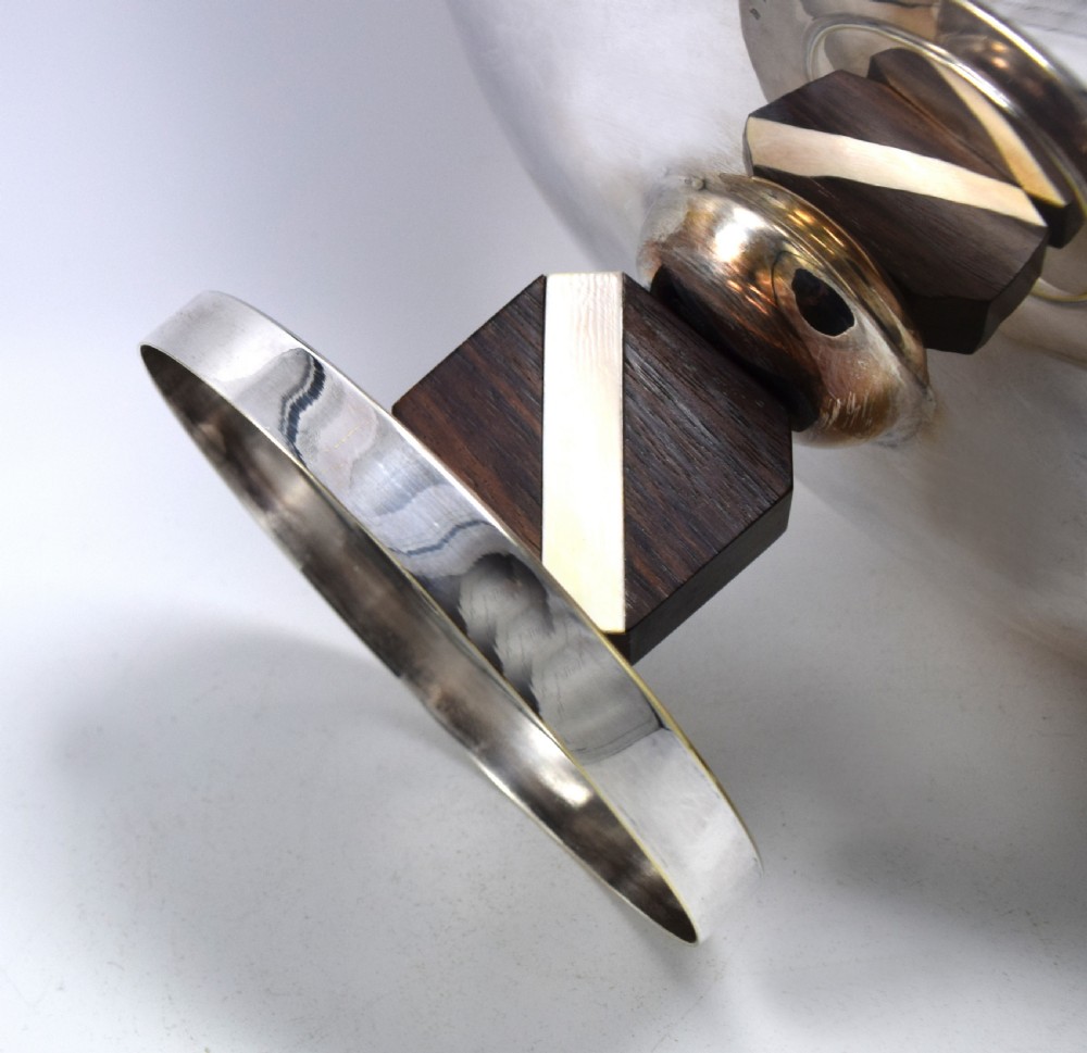 Modernist 1930's French Silver Plated Coupe View IX