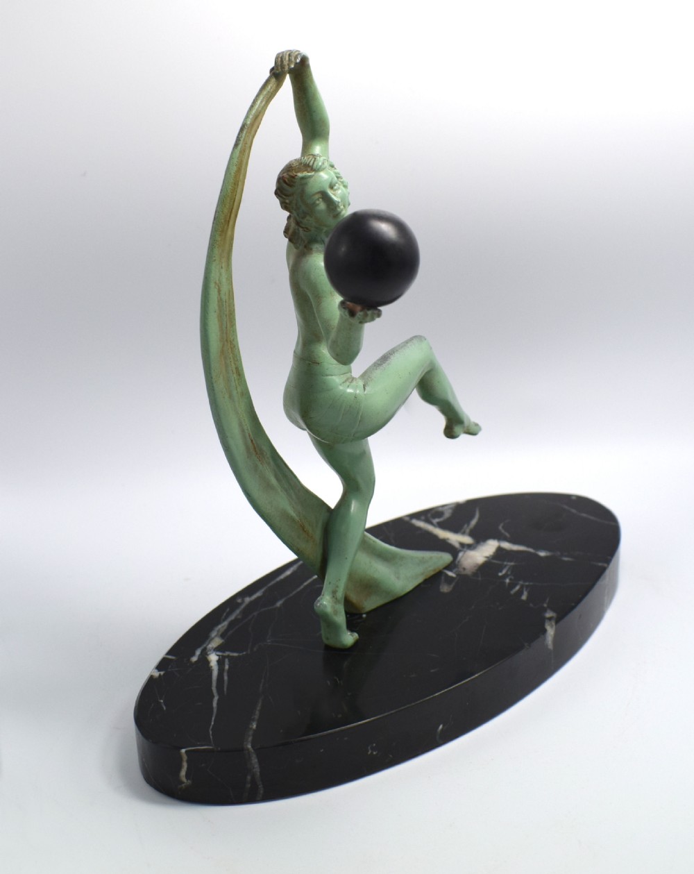 Art Deco Figural Dancer , France, Circa 1930 View II