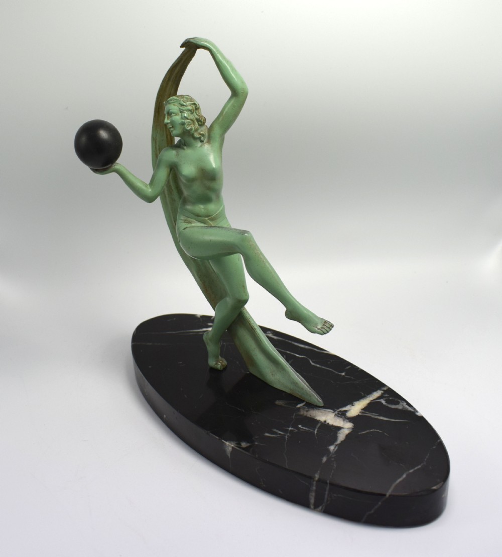 Art Deco Figural Dancer , France, Circa 1930 View VI