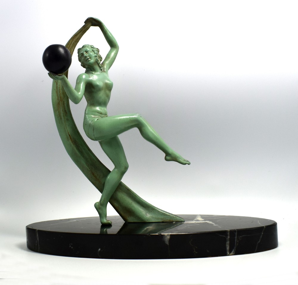 Art Deco Figural Dancer , France, Circa 1930 View VIII