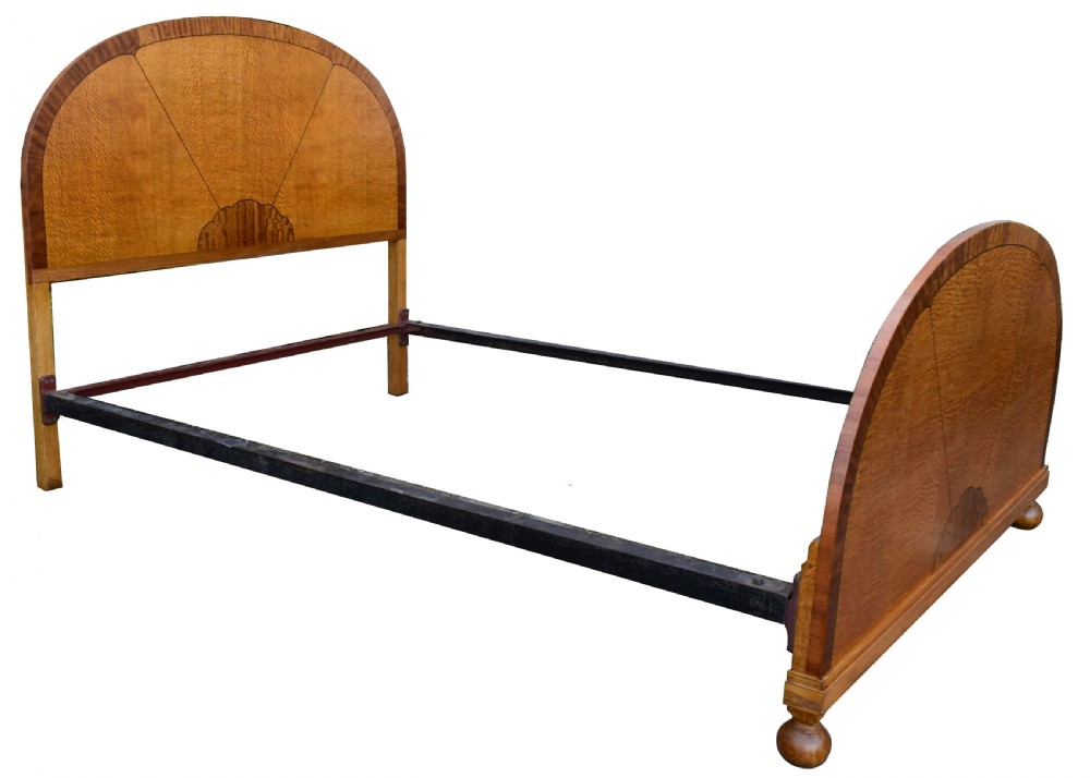 Beautiful 'Sunray' 1930's Art Deco Double Bed View VII