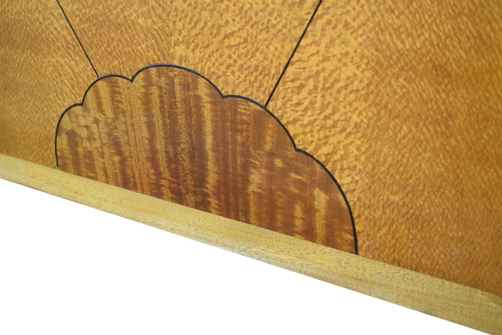 Beautiful 'Sunray' 1930's Art Deco Double Bed View IX