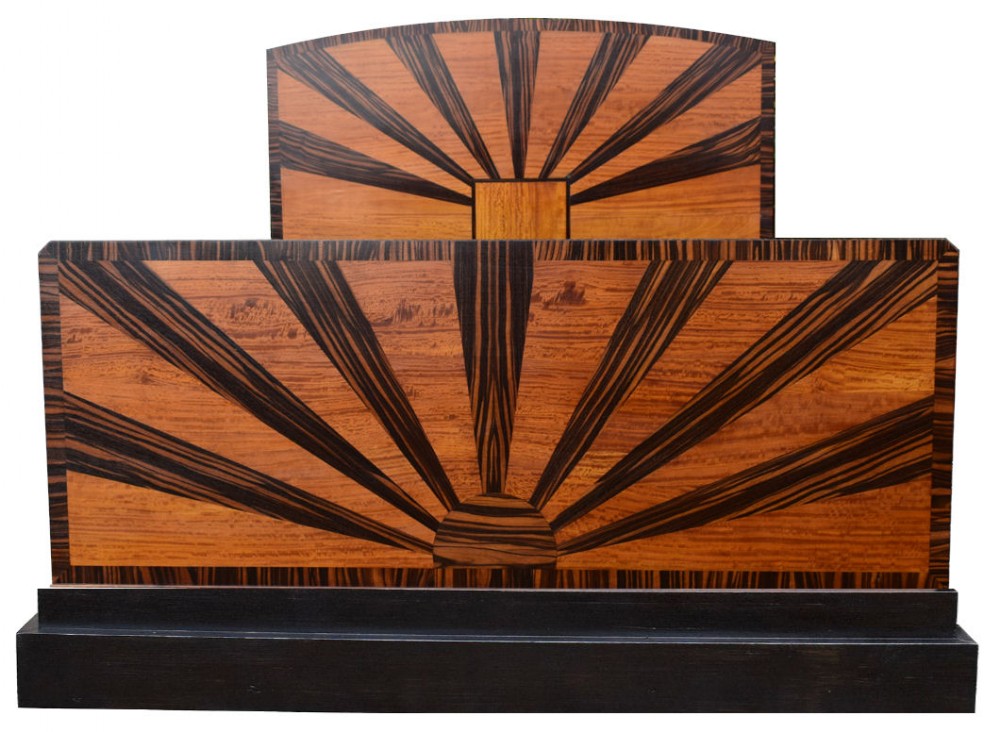 Rare 1930's Art Deco Double bed