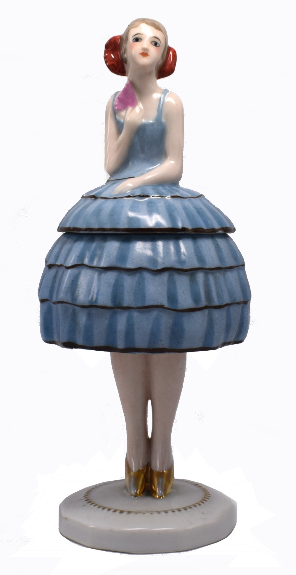 Art Deco 1930's Ceramic Bonbonniere 