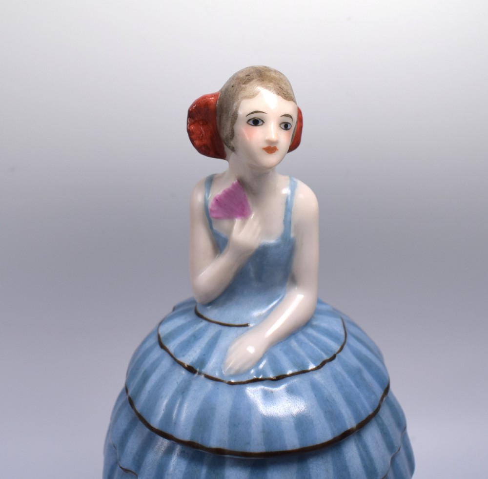 Art Deco 1930's Ceramic Bonbonniere  View II