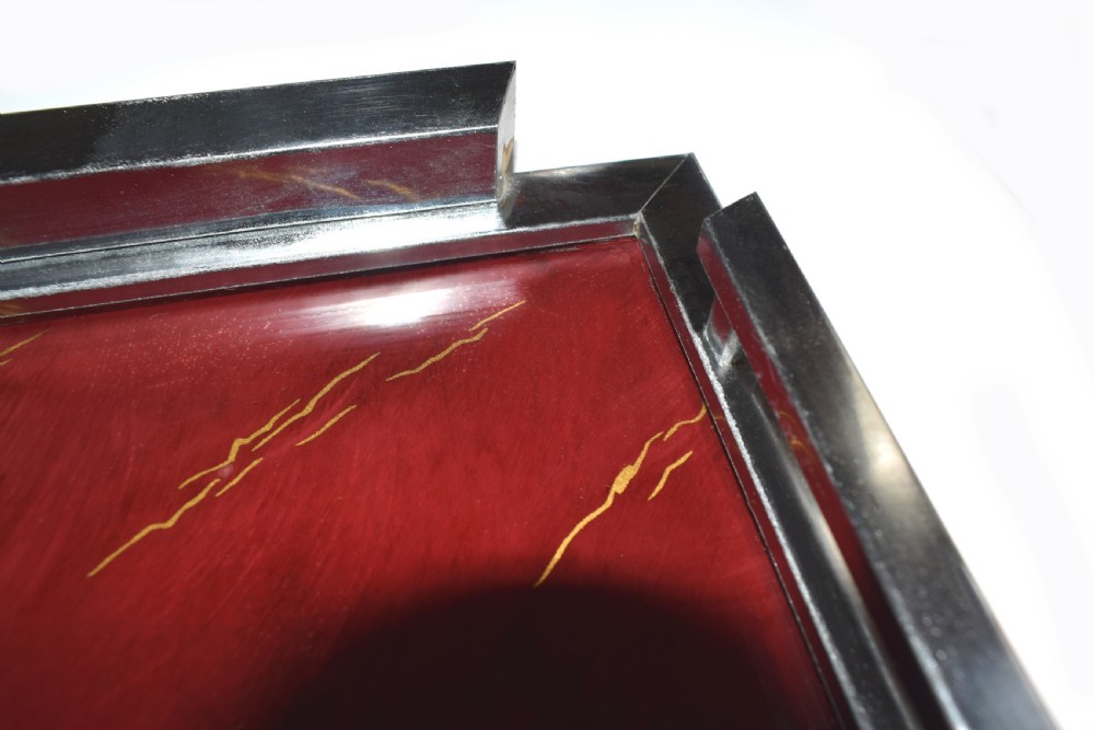 Art Deco Modernist Geometric Tray, Circa 1930 View V