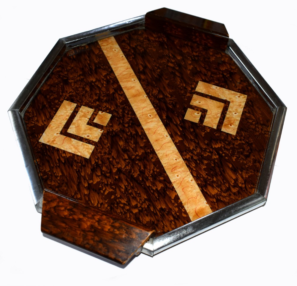 Very Stylish 1930's Art Deco French Drinks Tray View VI