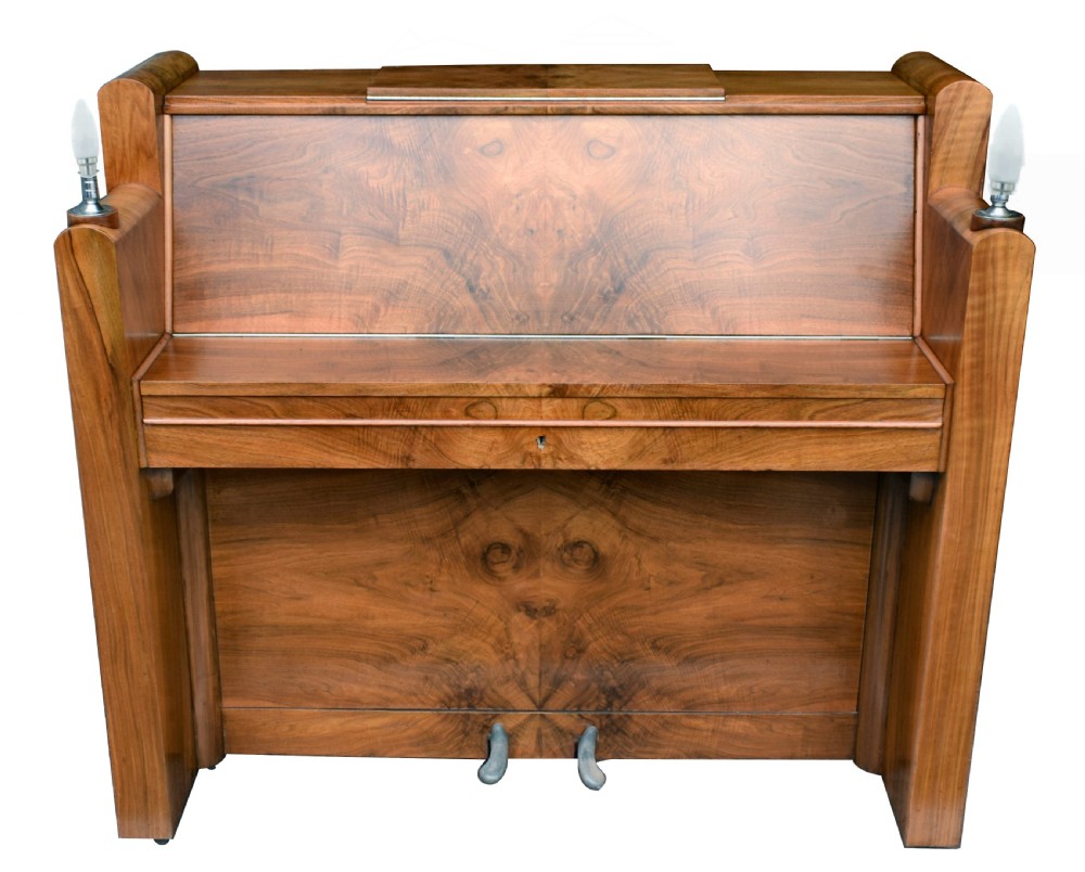 1930's Upright Art Deco Piano By Berry Of London View II