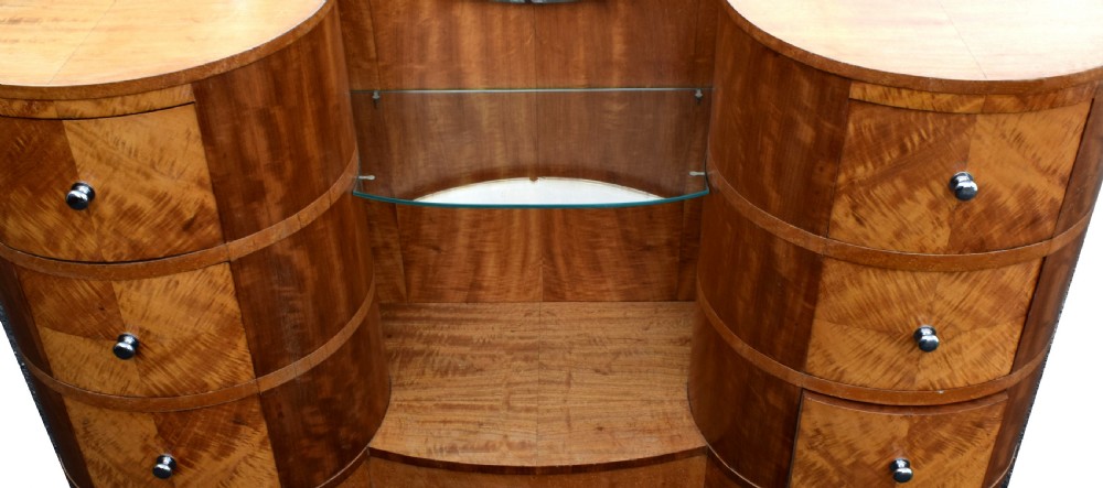Art Deco Walnut Dressing Table, Circa 1930 View V