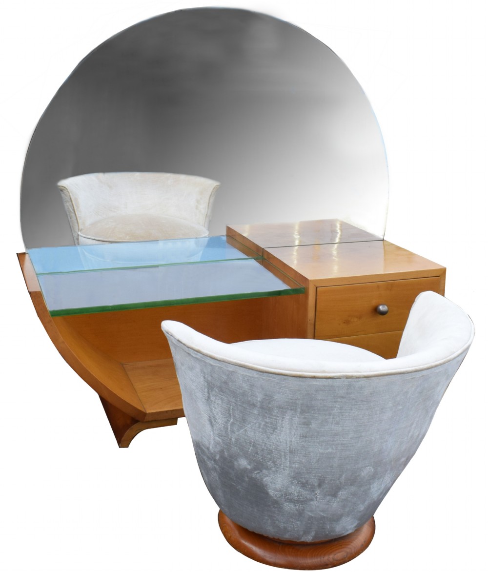Art Deco Dressing Table And Stool, circa 1930