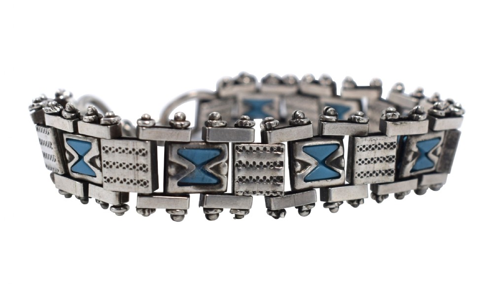 Art Deco Bracelet By Jacob Bengel, circa 1930.