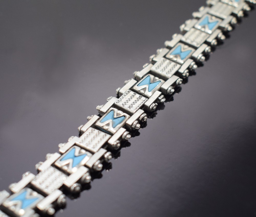 Art Deco Bracelet By Jacob Bengel, circa 1930. View III