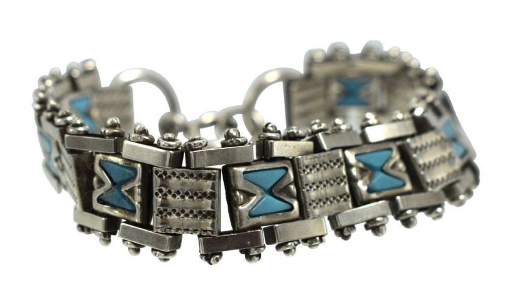 Art Deco Bracelet By Jacob Bengel, circa 1930. View VIII
