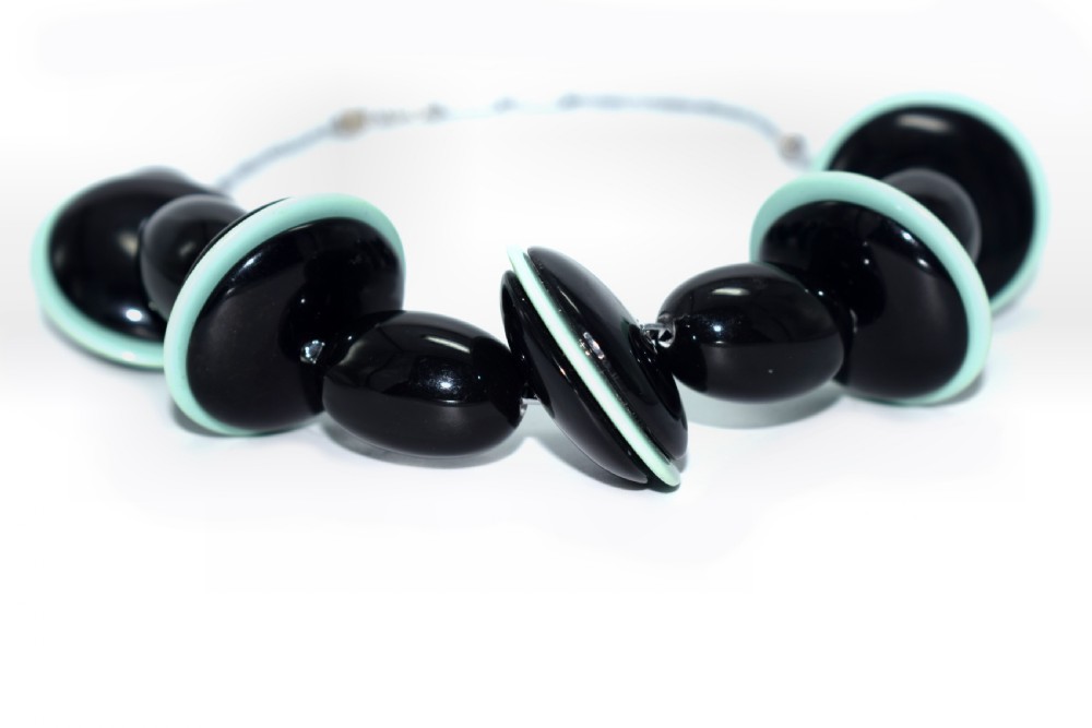 Art Deco Statement Necklace By Jacob Bengel, Circa 1930 View IV