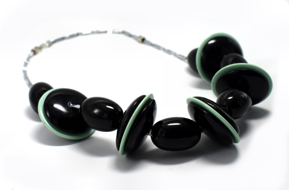Art Deco Statement Necklace By Jacob Bengel, Circa 1930 View VI