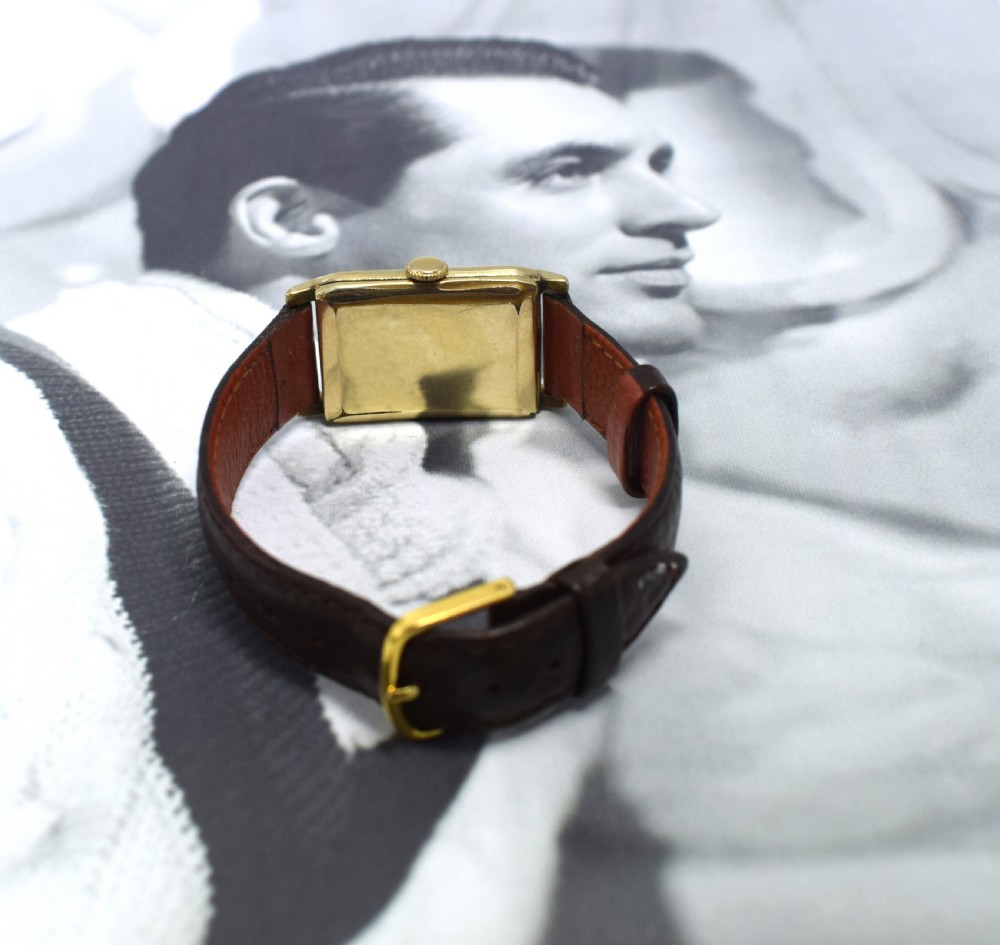 1940's Art Deco Gents Manual Wrist Watch, Zenith View IV