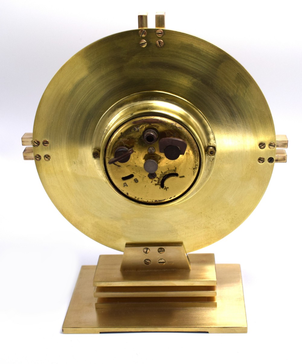 Rare Art Deco Machine Age Clock by Dep, Circa 1930 View IV