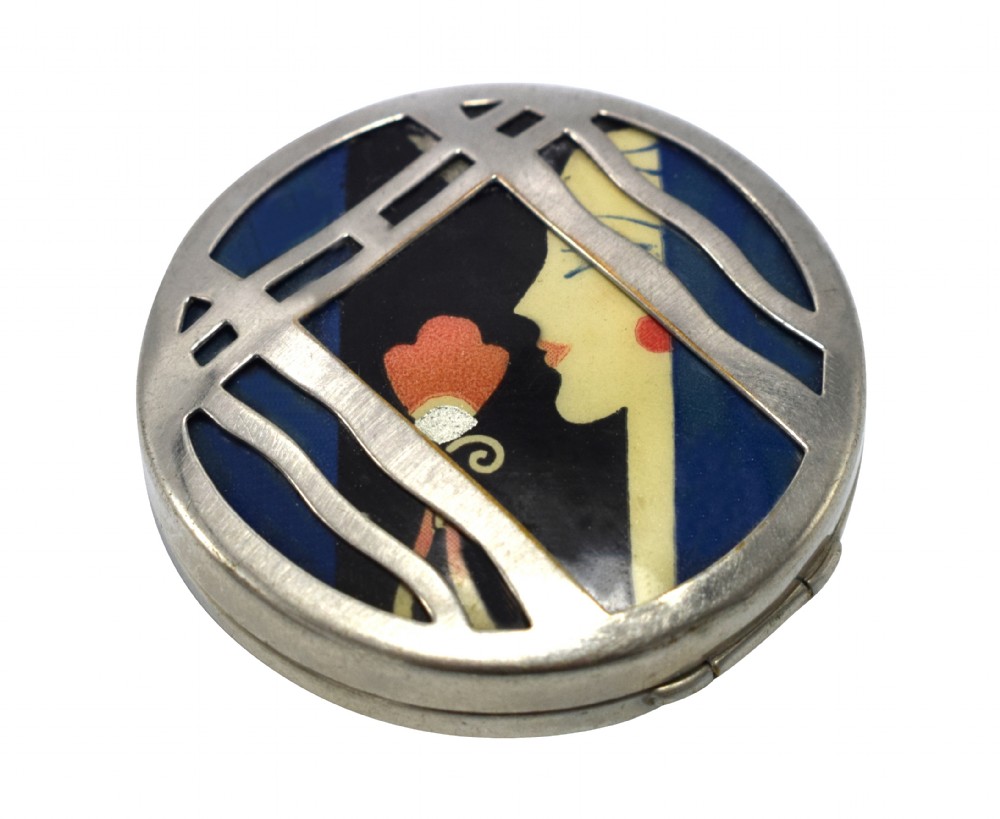 Karess 1920's Art Deco Ladies Powder Compact