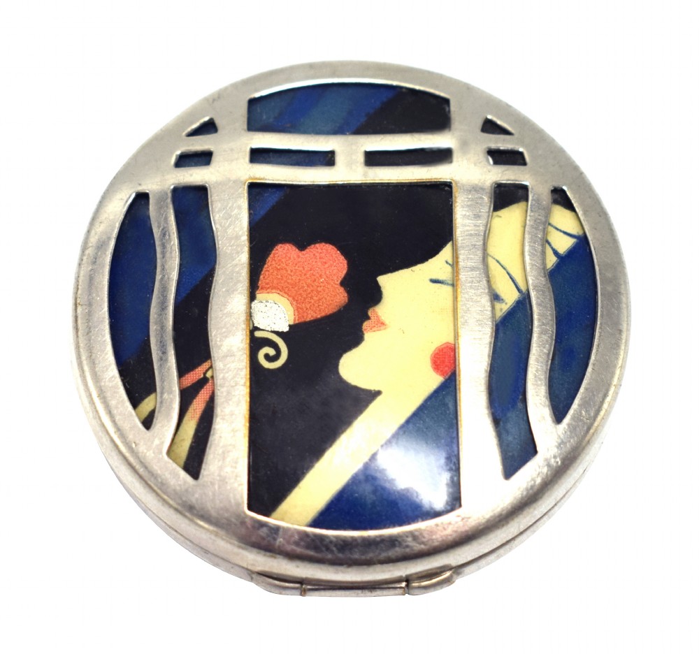 Karess 1920's Art Deco Ladies Powder Compact View IV