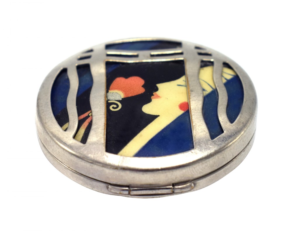 Karess 1920's Art Deco Ladies Powder Compact View VI