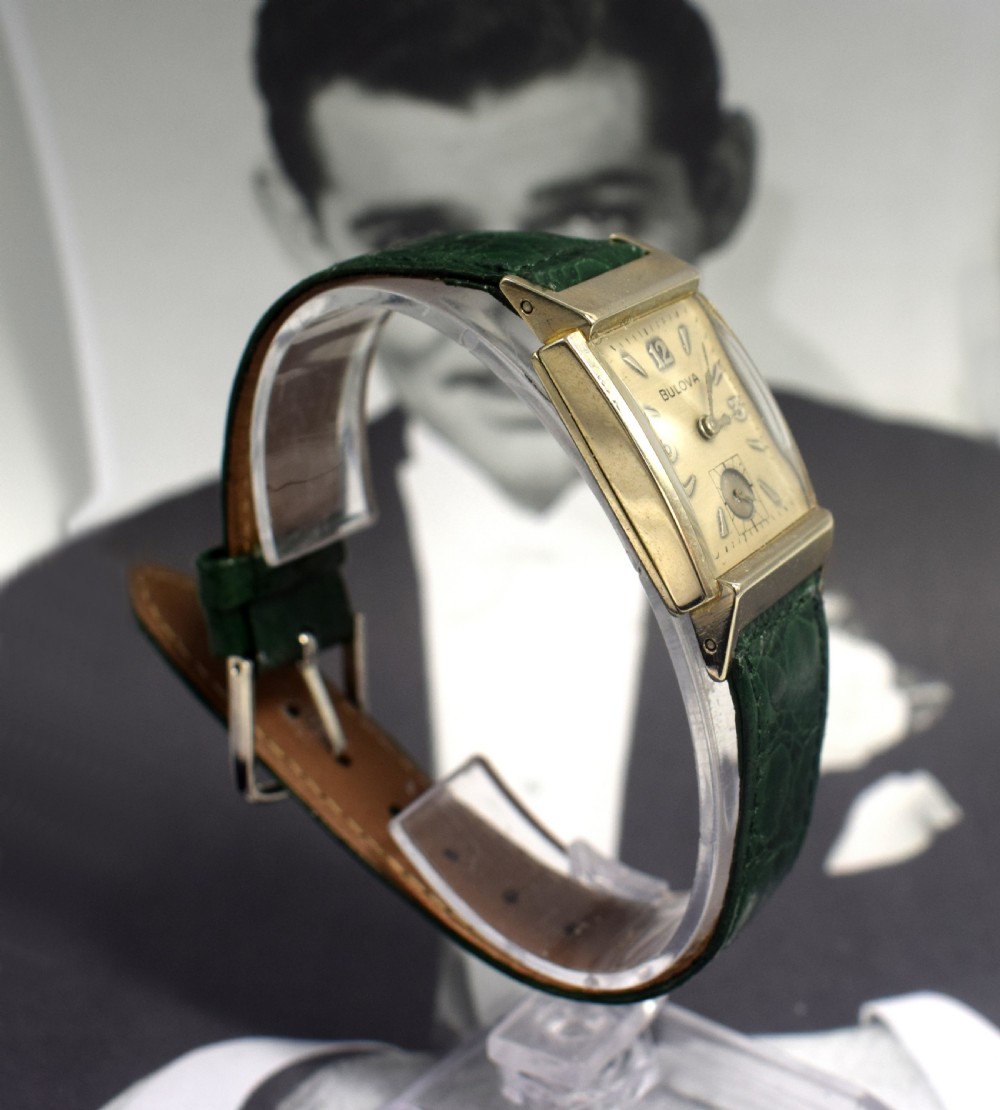 Art Deco Gents Watch By Bulova, Circa 1930's View III