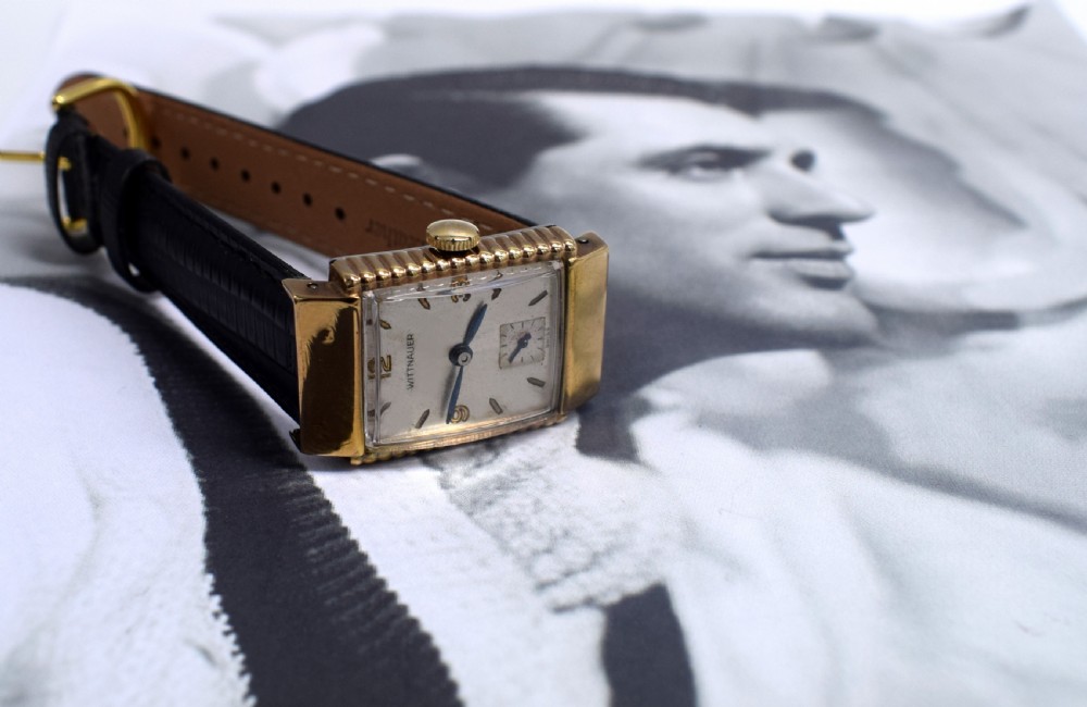 Art Deco 10 k Gold Filled Wittnauer Gents Wrist Watch View III