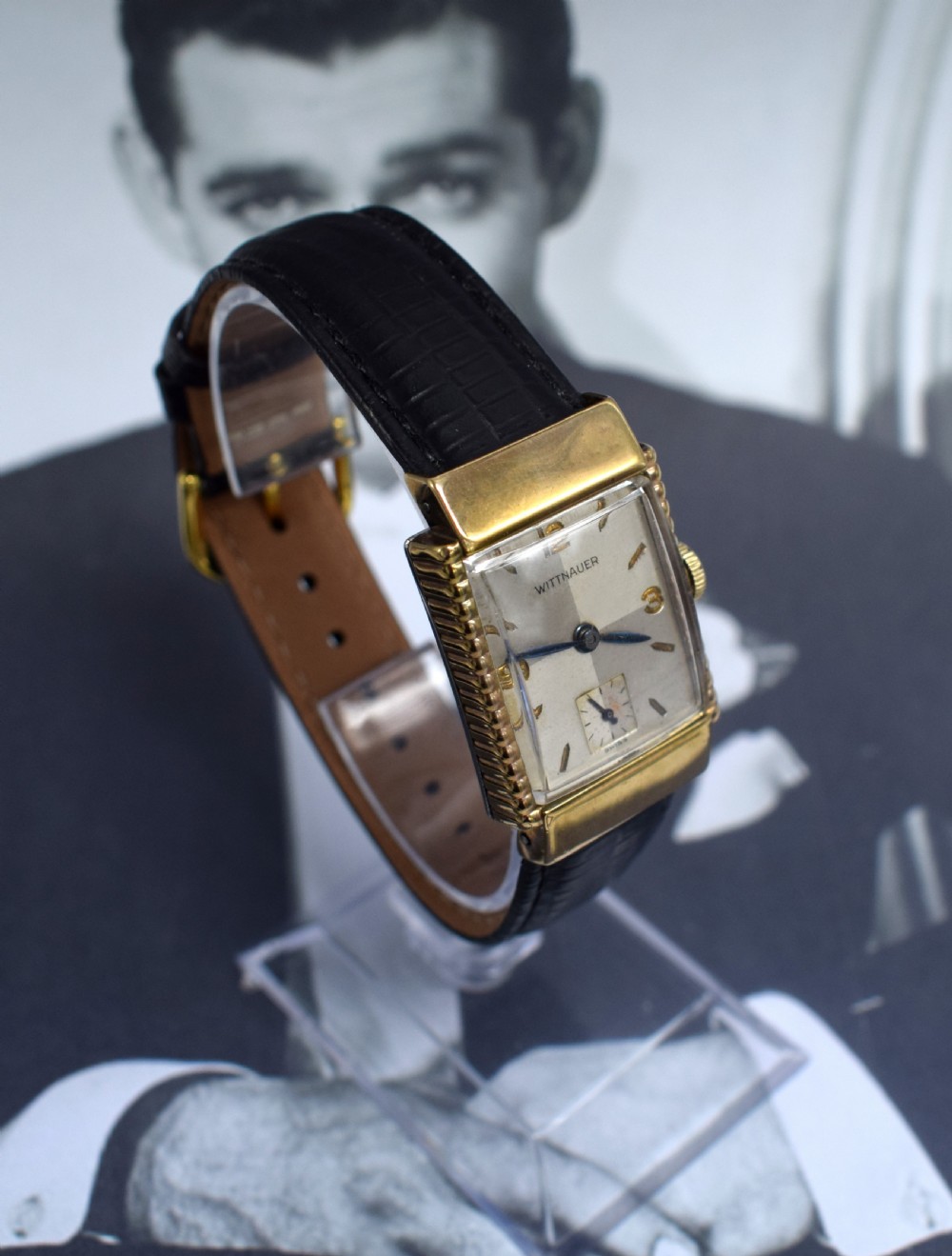Art Deco 10 k Gold Filled Wittnauer Gents Wrist Watch View IV