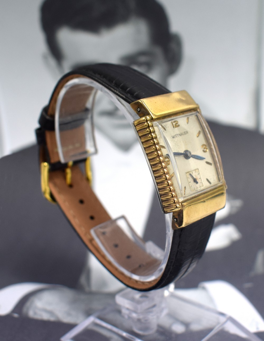 Art Deco 10 k Gold Filled Wittnauer Gents Wrist Watch View VII