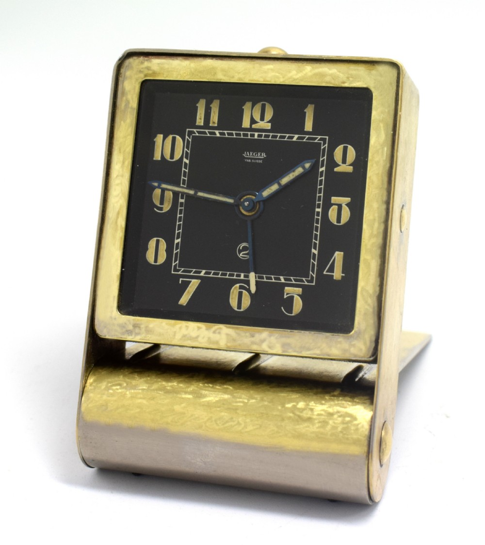 Rare Art Deco Clock by Jaeger-LeCoultre, circa 1930