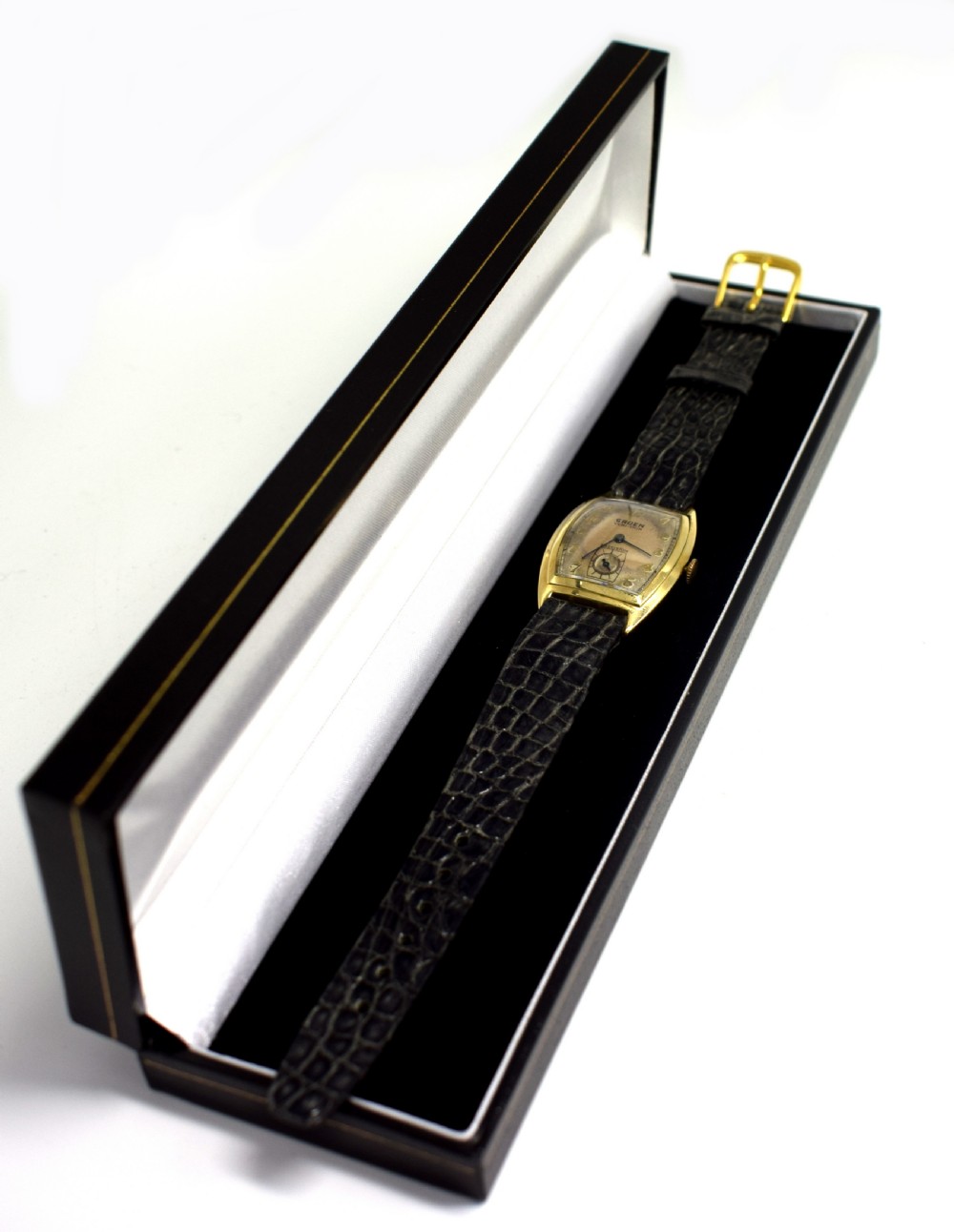 Art Deco Gents Wrist Watch by Gruen, circa 1930 View II