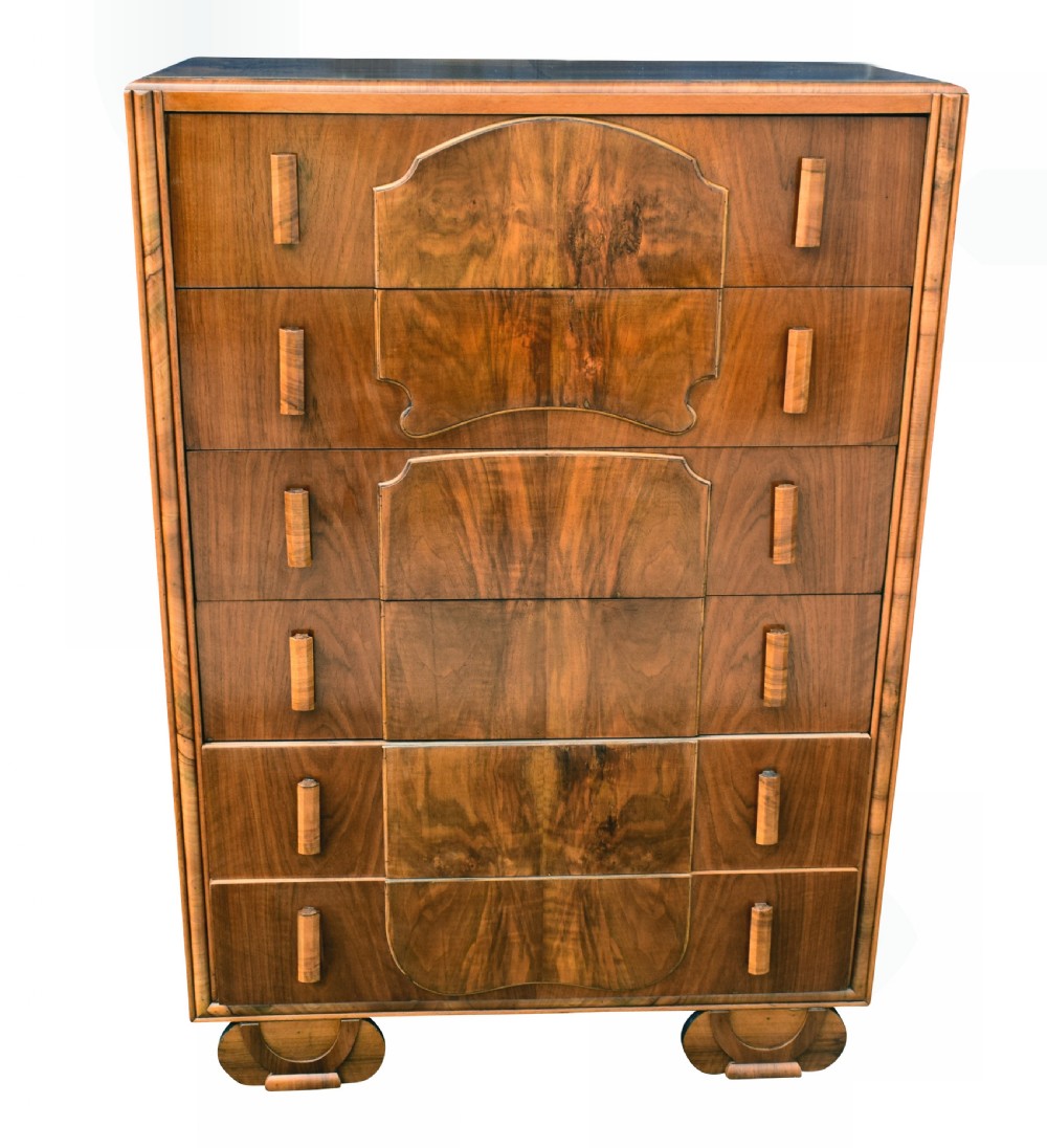 Art Deco Chest Of Six Drawers, Circa 1930 View II