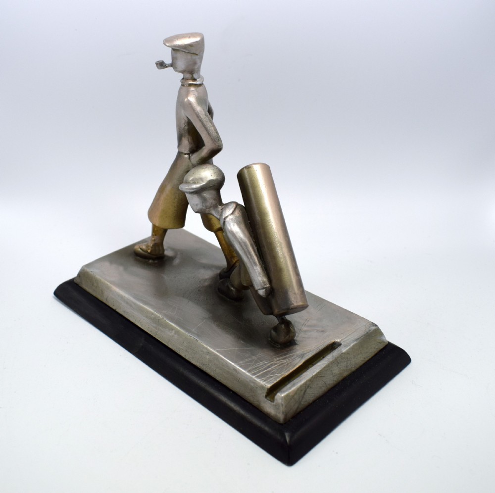 Art Deco Novelty Golfing Match Striker, Circa 1930 View II
