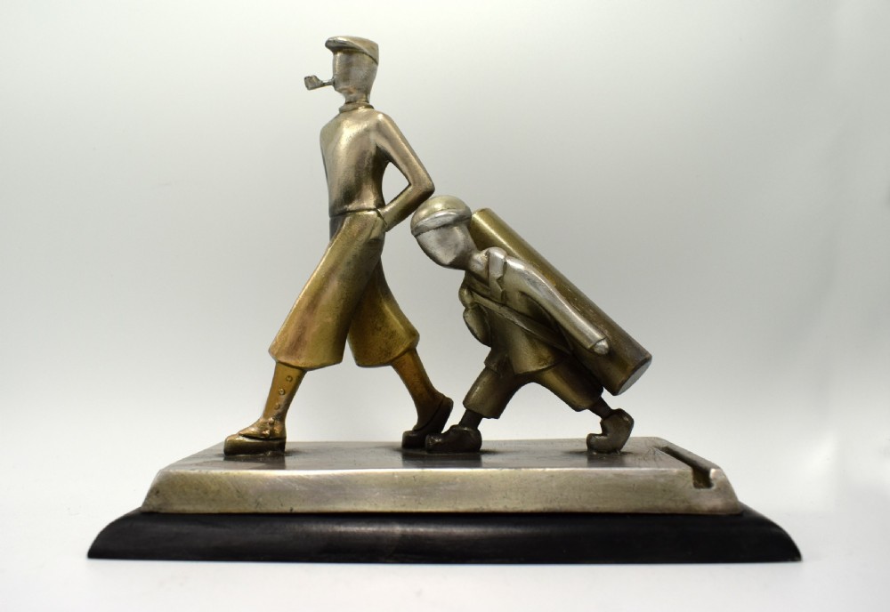 Art Deco Novelty Golfing Match Striker, Circa 1930 View VI
