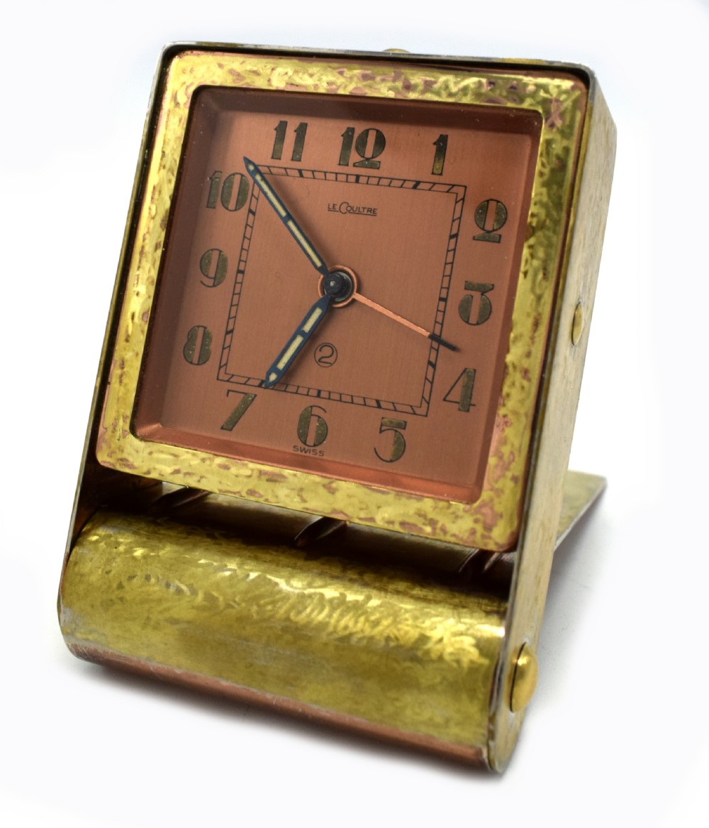 Rare Art Deco Clock by Jaeger-LeCoultre, Circa 1930 View V