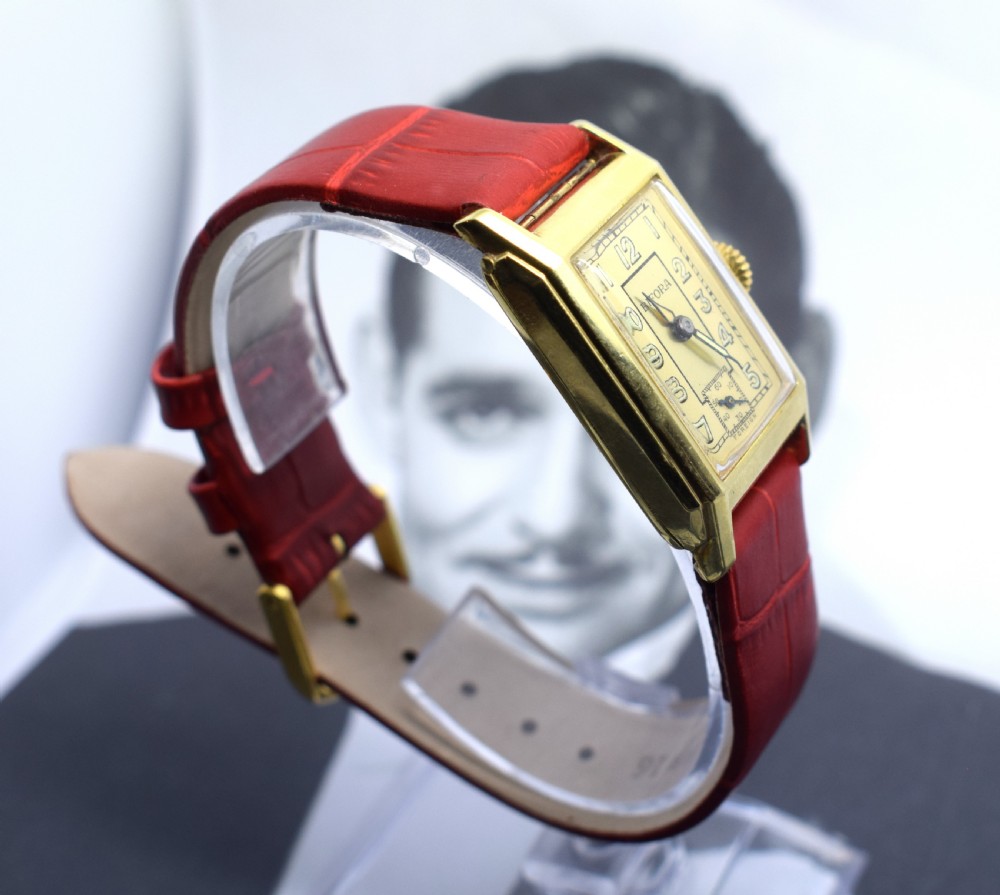 1930's Art Deco Gents Wristwatch Old Stock, Never Worn by Bifora View III