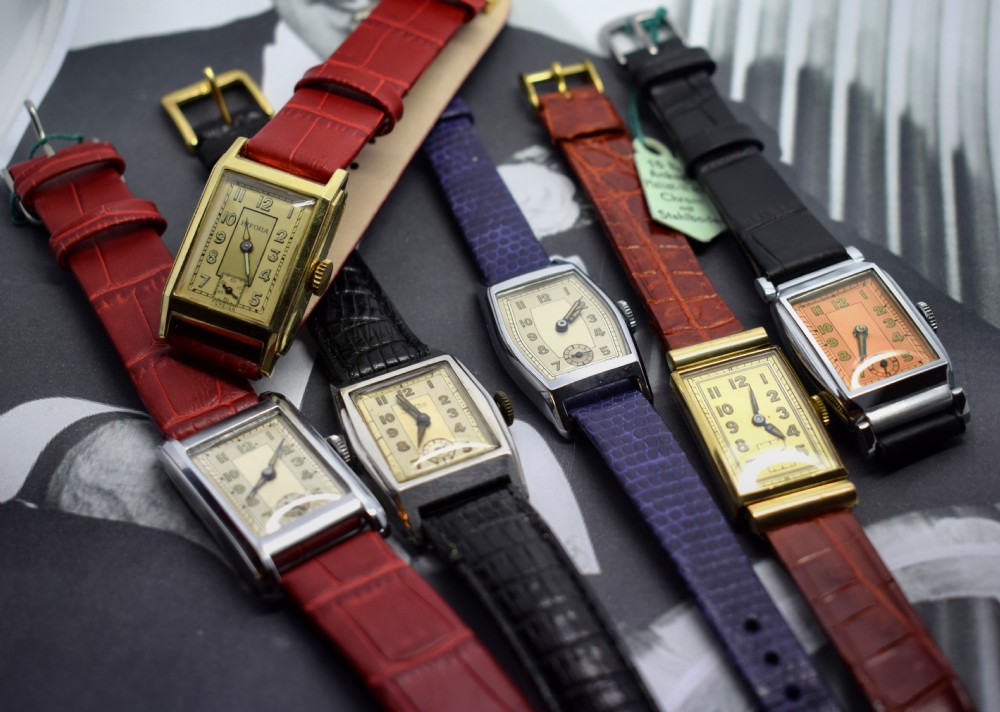 1930's Art Deco Gents Wristwatch Old Stock, Never Worn by Bifora View XIV
