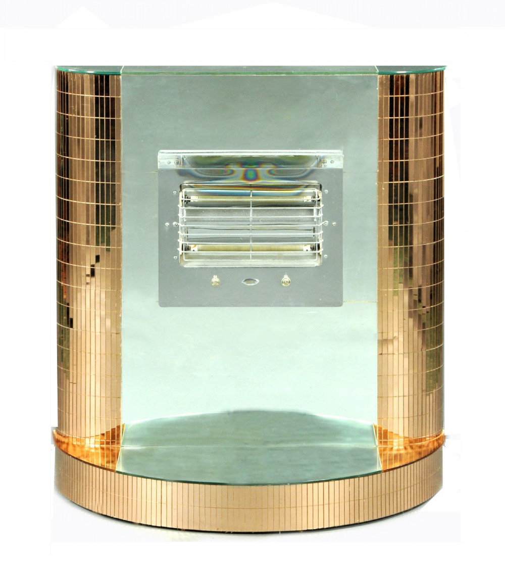 Large Art Deco Rare Mirror Fire Place Surround, Circa 1930
