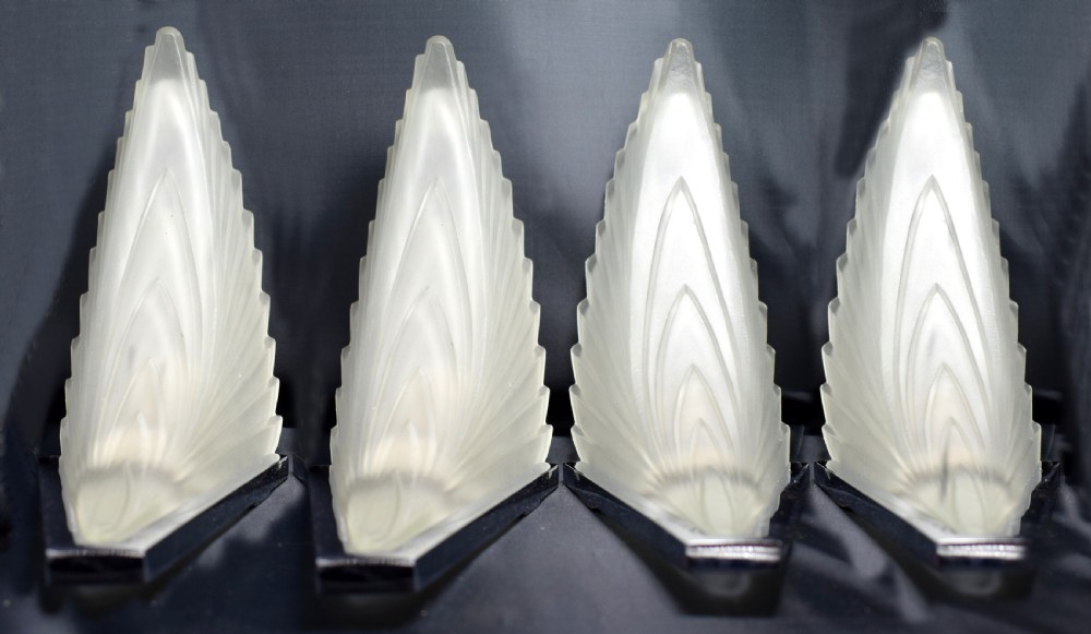 1930's Art Deco Wall Lights - Set Of Four View V