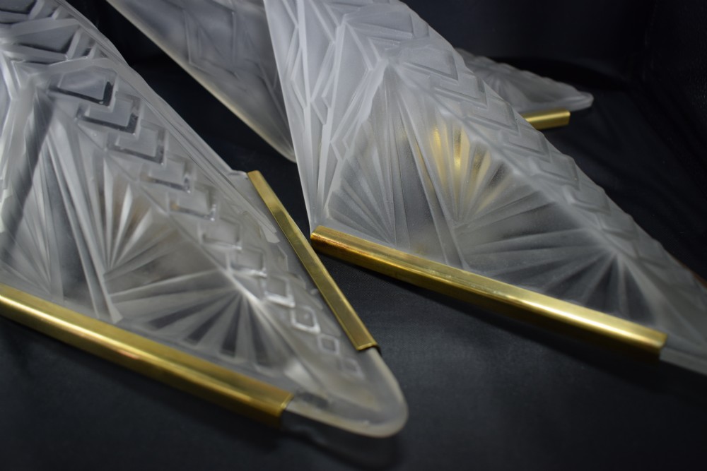 1930's Art Deco Wall Lights - Set Of Three View III