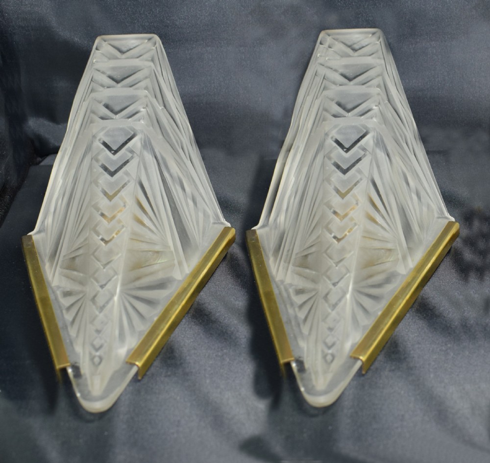 1930's Art Deco Wall Lights - Set Of Three View IV
