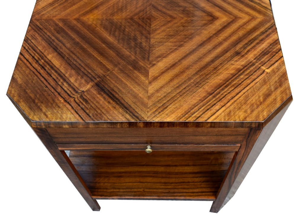 Art Deco Walnut Book Table, Circa 1930 View V