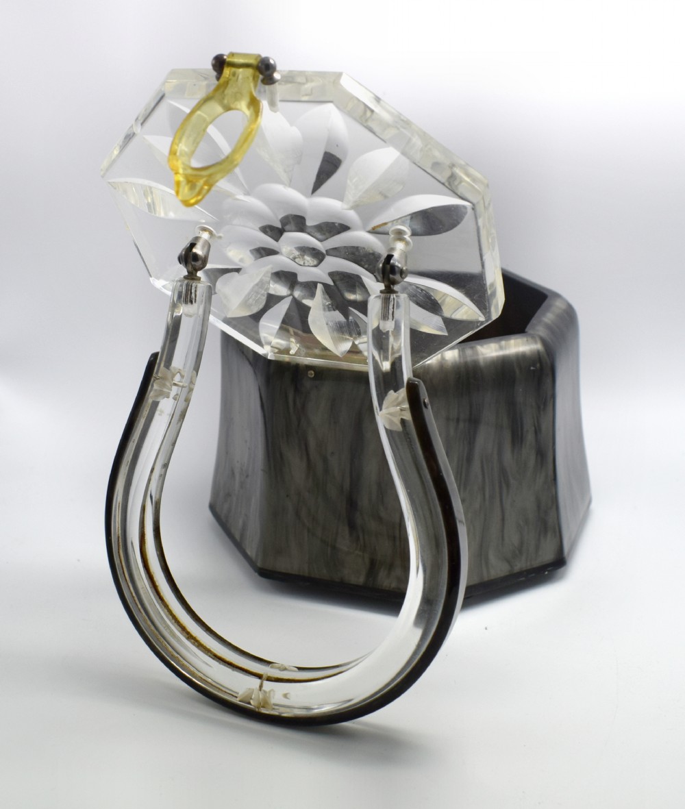 Ladies 1950's Lucite bag By Rialto of New York View VIII