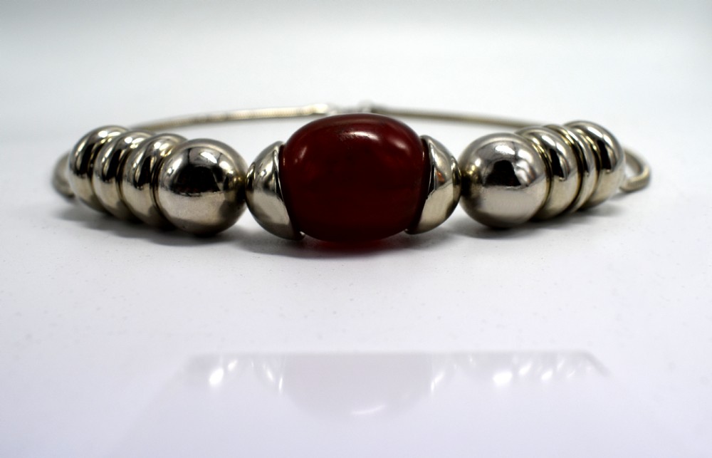 1930's Art Deco Modernist Necklace By Jakob Bengel View VII